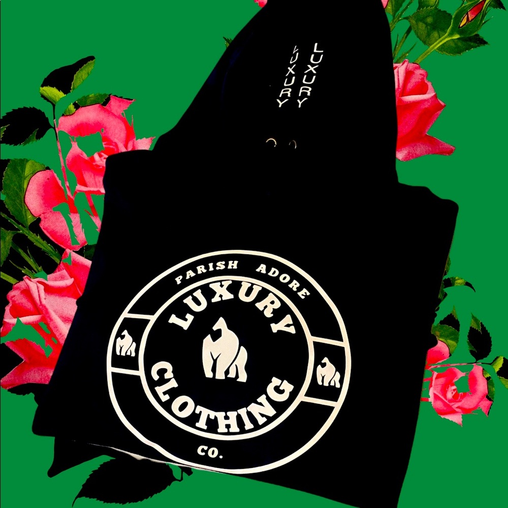 PARISH ADORE BOOM reverse zip up hoodie